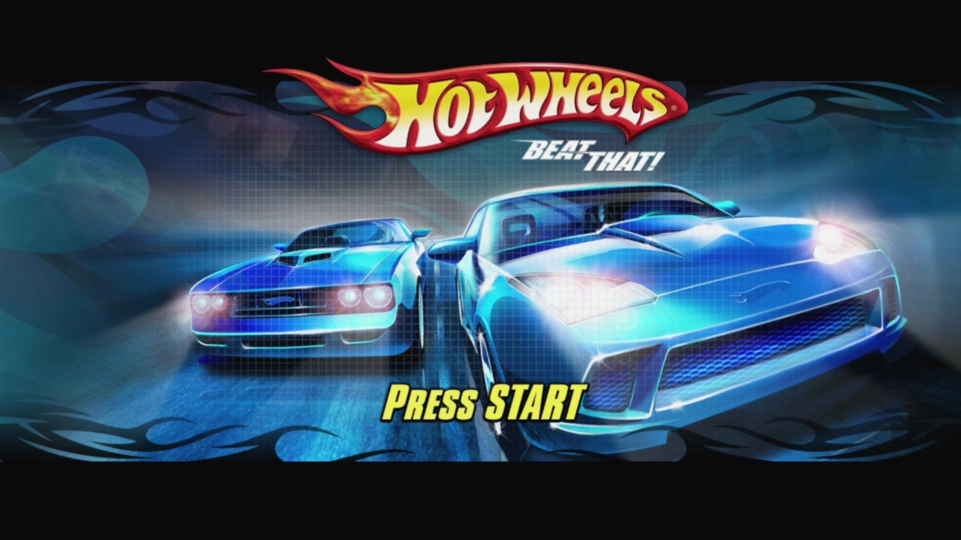 Hot Wheels: Beat That title screen for Xbox 360